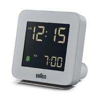 7.5cm Grey Digital Alarm Clock By BRAUN image