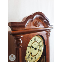 68cm Walnut 14 Day Mechanical Striking Wall Clock By HERMLE image
