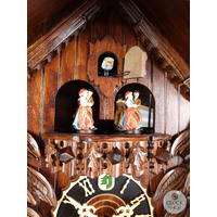 Hunter & Wood Grouse 8 Day Mechanical Chalet Cuckoo Clock With Dancers 50cm By HÖNES image