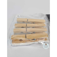 7.5cm Christmas Pegs (4 Pack)- Assorted Designs image