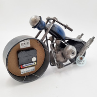 18cm Blue Motorbike Battery Table Clock By COUNTRYFIELD image