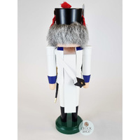 39cm White & Blue Soldier Nutcracker By Seiffener image