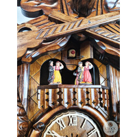 Before The Hunt 8 Day Mechanical Carved Cuckoo Clock 54cm By ENGSTLER image