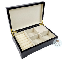 Wooden Musical Jewellery Box -The Maiden By Klimt - Liebestraum (Chipped) image