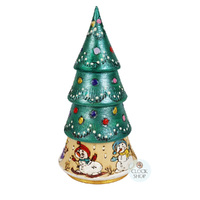 Woodburn Christmas Tree Russian Dolls- 14cm (Set Of 4) image