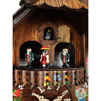 Floral 1 Day Mechanical Chalet Cuckoo Clock 30cm By SCHWER image