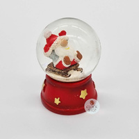 5cm Red Santa Snow Globe- Assorted Designs image