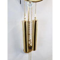 Polished Brass 8 Day Mechanical Wall Clock By AMS image