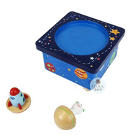 Space Music Box with Spinning Rocket and Alien (Twinkle Twinkle Little Star) image