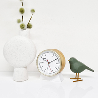 13.5cm Bloke White Silent Analogue Alarm Clock By CLOUDNOLA image