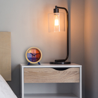 15cm Riso Collection Red & Blue Silent Analogue Alarm Clock By CLOUDNOLA image