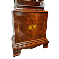 222cm Walnut Grandfather Clock With Triple Chime & Inlay By Howard Miller image