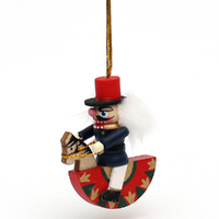 7cm Nutcracker Horsemen Hanging Decoration- Assorted Designs image
