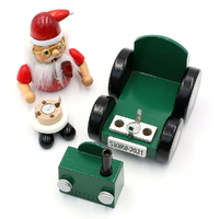 11.5cm Santa In Tractor German Incense Burner image
