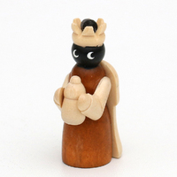 10 Piece Hand Carved Nativity Set image