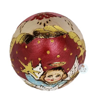 Woodburn Egg Russian Dolls- Red Angels 15cm (Set Of 5) image