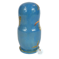 Ballerina Russian Dolls- Blue 11cm (Set Of 5) image