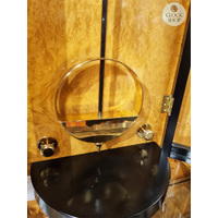 92cm Burlwood Mechanical Chiming Wall Clock By KIENINGER image