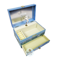 Horses Glow In The Dark Musical Jewellery Box- Blue(Schubert- Lullaby) image