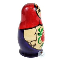 Kirov Russian Dolls- Red Scarf & Purple Dress 7cm (Set Of 3) image