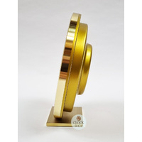 19cm Gold Multiple Time Zone World Clock By Hermle image