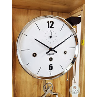 86cm Beech 8 Day Mechanical Regulator Wall Clock By HERMLE image