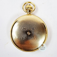 49mm Gold Unisex Mechanical Skeleton Pocket Watch By CLASSIQUE (Arabic) image