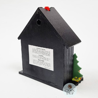15cm Chalet Weather House In Black By TRENKLE image