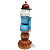 25cm Blue Nutcracker On Stand image