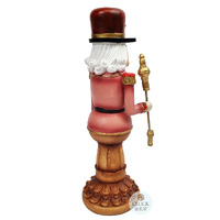 30cm Pink Nutcracker On Stand image