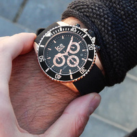 44mm Steel Collection Black & Rose Gold Mens Watch By ICE-WATCH image