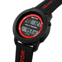 Digital EX17 Collection Black and Red Watch By SECTOR image