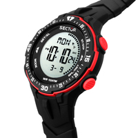 Digital EX26 Collection Black and Red Watch By SECTOR image