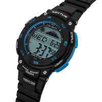 Digital EX35 Collection Black and Blue Watch By  SECTOR image