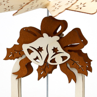 25cm Owls & Bells Christmas Pyramid image