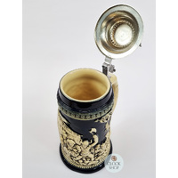 Viking Beer Stein With Pewter Viking Ship Lid 0.75L By KING image