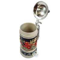 Firefighter Beer Stein With Firefighter Pewter Lid 0.75L By KING image