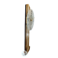 62cm Two Toned Gold Pendulum Wall Clock With Frosted Glass Dial By AMS image