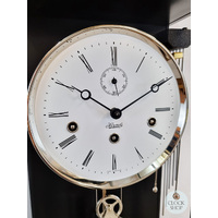 87cm Black 8 Day Mechanical Regulator Wall Clock By HERMLE image