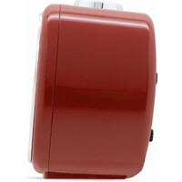 9cm Camille Red Analogue Alarm Clock By ACCTIM image