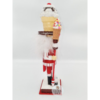 25cm Christmas Nutcracker With Gingerbread Hat image