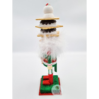 25cm Christmas Nutcracker With Biscuit Hat image