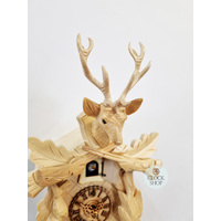 After The Hunt 1 Day Mechanical Carved Cuckoo Clock Natural 31cm By HÖNES image