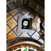 After The Hunt 8 Day Mechanical Carved Cuckoo Clock 56cm By HÖNES image
