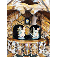 Ivy Leaf Vine 8 Day Mechanical Cuckoo Clock 49cm By HÖNES image