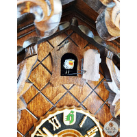 Maple Leaves 8 Day Mechanical Carved Cuckoo Clock 41cm By HÖNES image
