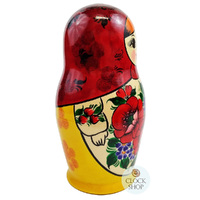 Kirov Russian Dolls- Red Scarf & Yellow Dress (Set Of 10) image