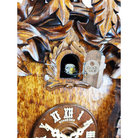 Leaves 8 Day Mechanical Carved Cuckoo Clock 51cm By SCHNEIDER image