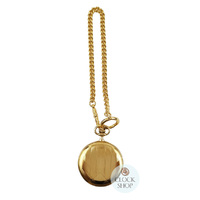 41mm Gold Unisex Pocket Watch With Pattern By CLASSIQUE (Roman) image