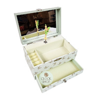 Flower Fairy & Butterflies Musical Jewellery Box (Mozart- The Magic Flute) image